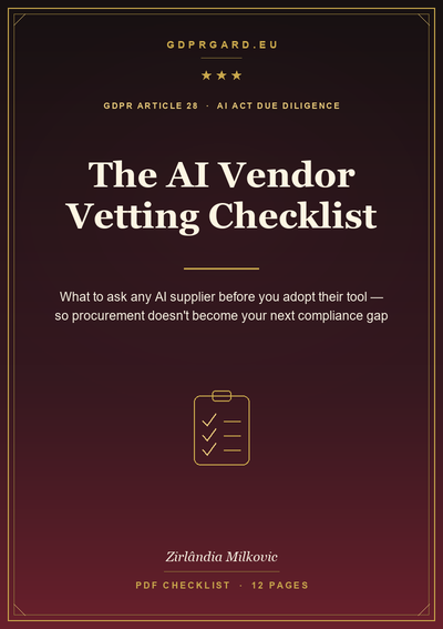 The AI Vendor Vetting Checklist
